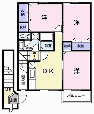 サンエイトＤの物件間取画像